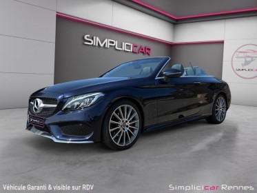 Mercedes classe c cabriolet amg line 220d 9g-tronic - camera de recul - siege et nuque chauffante occasion simplicicar rennes...
