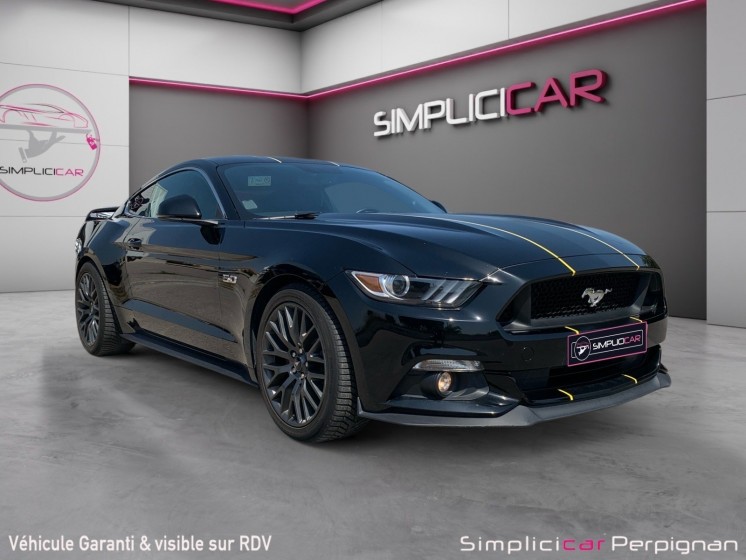 Ford mustang fastback v8 5.0 gt 421 ch garantie 12 mois sièges chauffants,ventilés,électriques/caméra occasion...