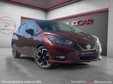 Nissan micra 2021 ig-t 92 xtronic tekna tva recuperable premiere main garantie 12mois occasion parc voitures beauvais...
