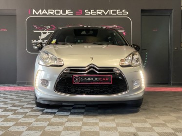 Citroen ds3 e-hdi 110 airdream sport chic - garantie 12 mois occasion  simplicicar aix les bains simplicicar simplicibike...