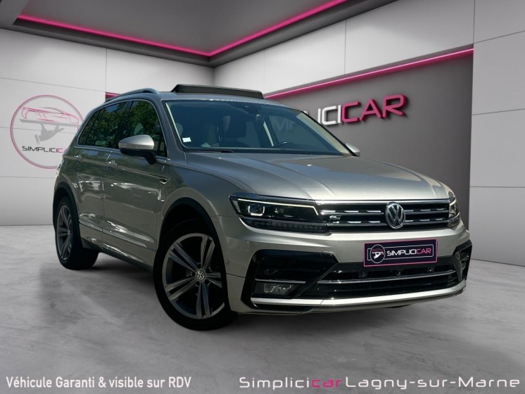 Volkswagen tiguan 2.0 tdi 150 dsg7 black r-line occasion simplicicar lagny  simplicicar simplicibike france