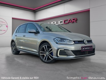 Volkswagen golf hybride rechargeable 1.4 tsi 204 dsg6 gte occasion parc voitures beauvais simplicicar simplicibike france
