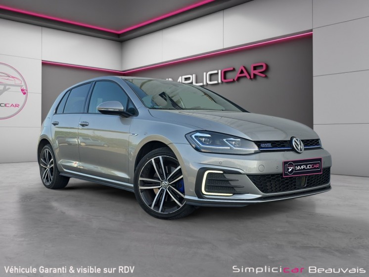 Volkswagen golf hybride rechargeable 1.4 tsi 204 dsg6 gte occasion parc voitures beauvais simplicicar simplicibike france