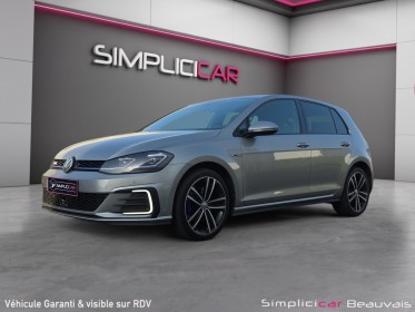 Volkswagen golf hybride rechargeable 1.4 tsi 204 dsg6 gte occasion parc voitures beauvais simplicicar simplicibike france
