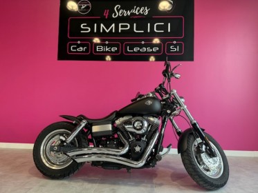 Harley davidson dyna fat bob faible km - alarme - garantie 12 mois occasion simplicicar saint-jean simplicicar simplicibike...