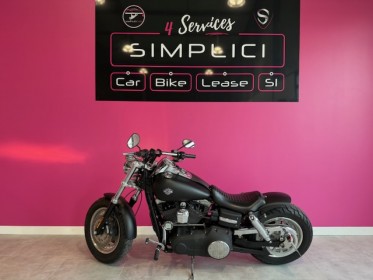 Harley davidson dyna fat bob faible km - alarme - garantie 12 mois occasion simplicicar saint-jean simplicicar simplicibike...