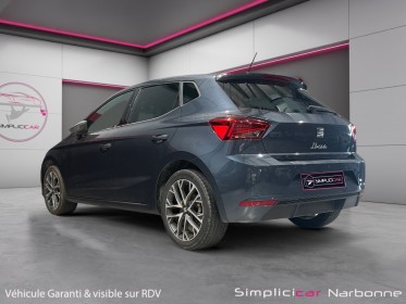 Seat ibiza 1.0 ecotsi 110 ch s/s dsg7 xcellence carplay caméra de recul garantie 12 mois occasion simplicicar narbonne...