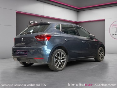 Seat ibiza 1.0 ecotsi 110 ch s/s dsg7 xcellence carplay caméra de recul garantie 12 mois occasion simplicicar narbonne...