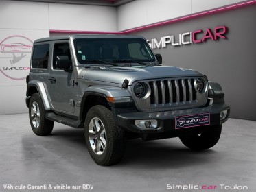 Jeep wrangler 2.0 l t 272 ch 4x4 bva8 sahara garantie 12 mois occasion simplicicar toulon est simplicicar simplicibike france