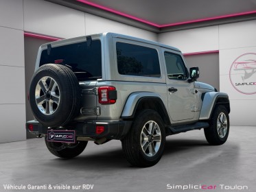 Jeep wrangler 2.0 l t 272 ch 4x4 bva8 sahara garantie 12 mois occasion simplicicar toulon est simplicicar simplicibike france