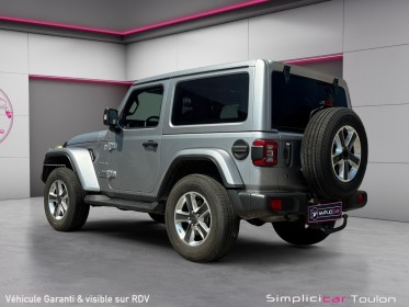 Jeep wrangler 2.0 l t 272 ch 4x4 bva8 sahara garantie 12 mois occasion simplicicar toulon est simplicicar simplicibike france