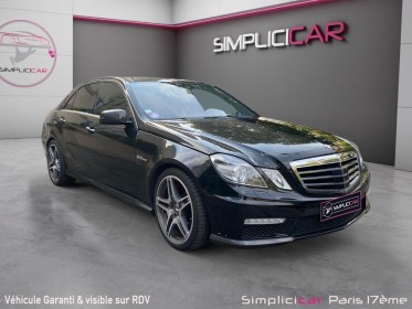 Mercedes classe e 63 amg avantgarde a / garantie 12 mois occasion paris 17ème (75)(porte maillot) simplicicar simplicibike...