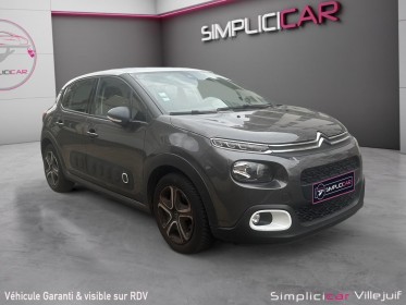 Citroen c3 c3 puretech 110 ss eat6 shine entretien constructeur apple car play caméra de recul garantie 12 mois occasion...