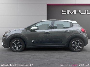 Citroen c3 c3 puretech 110 ss eat6 shine entretien constructeur apple car play caméra de recul garantie 12 mois occasion...