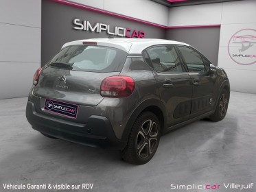 Citroen c3 c3 puretech 110 ss eat6 shine entretien constructeur apple car play caméra de recul garantie 12 mois occasion...