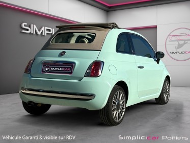 Fiat 500c serie 3 0.9 105 ch twinair ss club sièges cuir climatisation garantie 12 mois occasion simplicicar poitiers...
