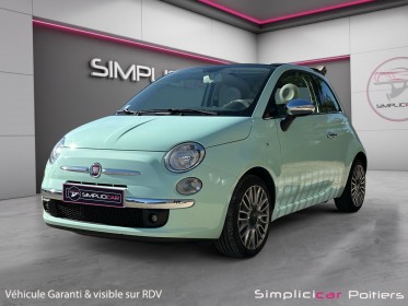 Fiat 500c serie 3 0.9 105 ch twinair ss club sièges cuir climatisation garantie 12 mois occasion simplicicar poitiers...