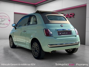 Fiat 500c serie 3 0.9 105 ch twinair ss club sièges cuir climatisation garantie 12 mois occasion simplicicar poitiers...