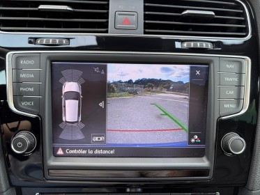 Volkswagen golf 7 r 2.0 tsi 300ch dsg6 4motion moteur neuf - bleu lapiz  - toit ouvrant - carplay - camera de recul occasion...