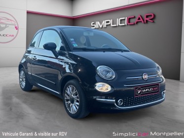 Fiat 500 1.2 8v 69 ch lounge toit panoramique faible consommation garantie 12 mois occasion montpellier (34) simplicicar...