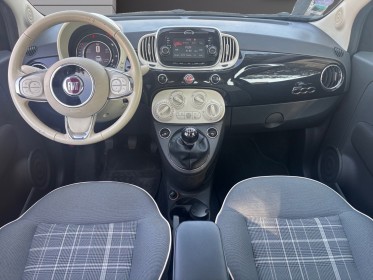 Fiat 500 1.2 8v 69 ch lounge toit panoramique faible consommation garantie 12 mois occasion montpellier (34) simplicicar...