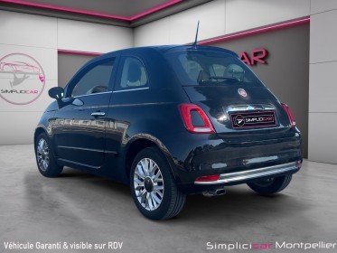 Fiat 500 1.2 8v 69 ch lounge toit panoramique faible consommation garantie 12 mois occasion montpellier (34) simplicicar...