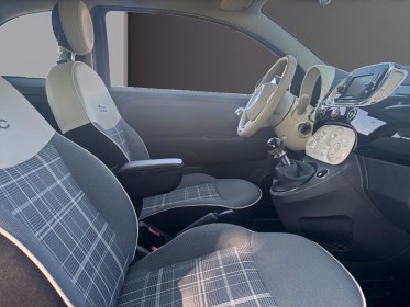 Fiat 500 1.2 8v 69 ch lounge toit panoramique faible consommation garantie 12 mois occasion montpellier (34) simplicicar...