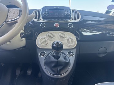 Fiat 500 1.2 8v 69 ch lounge toit panoramique faible consommation garantie 12 mois occasion montpellier (34) simplicicar...