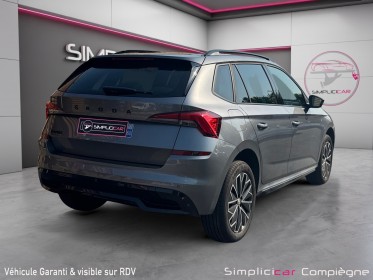 Skoda kamiq 1.0 tsi evo 110 ch dsg7 monte-carlo - caméra - carplay - toit panoramique occasion simplicicar compiegne...