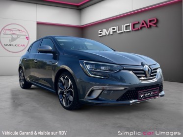 Renault megane iv berline blue dci 115 intens gt-line occasion simplicicar limoges  simplicicar simplicibike france