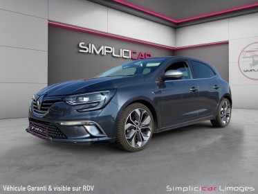 Renault megane iv berline blue dci 115 intens gt-line occasion simplicicar limoges  simplicicar simplicibike france