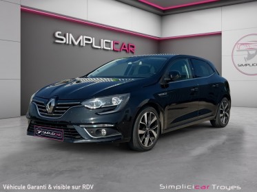 Renault megane iv berline tce 130 edc intens bose sièges chauffant/massant caméra garantie 12 mois occasion troyes...