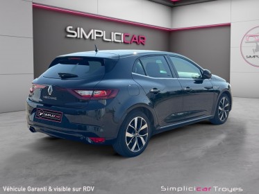 Renault megane iv berline tce 130 edc intens bose sièges chauffant/massant caméra garantie 12 mois occasion troyes...