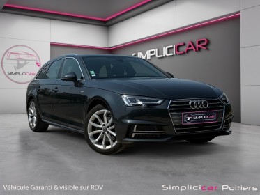 Audi a4 avant 1.4 tfsi 150 s tronic 7 s line carplay toit ouvrant attelage garantie 12 mois occasion simplicicar poitiers...