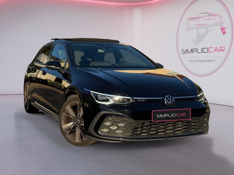 Volkswagen golf gte hybrid rechargeable 245 cv dsg6 carplay /toit ouvrant/ eclairage ambiance / entretien volkswagen occasion...