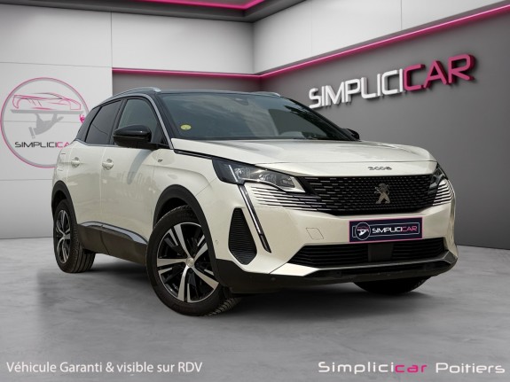 Peugeot 3008 bluehdi 130ch ss eat8 gt carplay attelage sièges chauffants garantie 12 mois occasion simplicicar poitiers...
