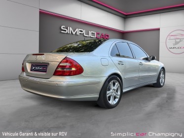 Mercedes classe e 420 cdi avantgarde a - sièges électriques / massant / ventilés - toit ouvrant - gps - radar ar - v8...