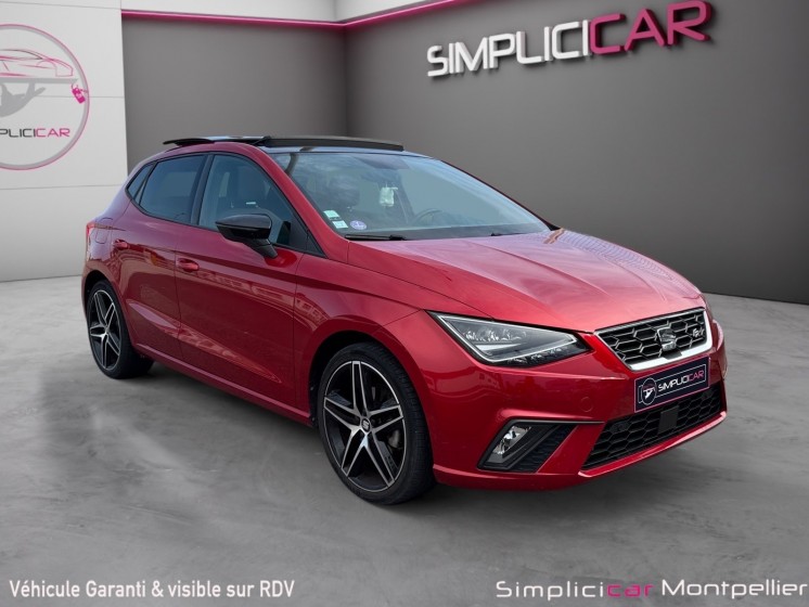 Seat ibiza 1.0 tsi 110 ch s/s fr toit ouvrant sono beats occasion montpellier (34) simplicicar simplicibike france