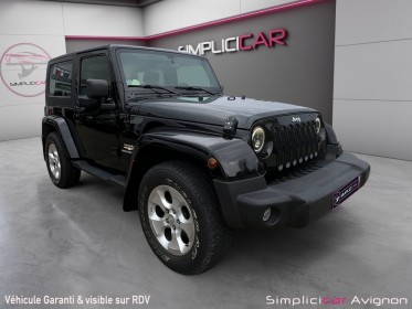 Jeep wrangler 2.8 crd 177 sahara a occasion avignon (84) simplicicar simplicibike france