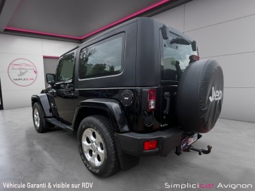 Jeep wrangler 2.8 crd 177 sahara a occasion avignon (84) simplicicar simplicibike france
