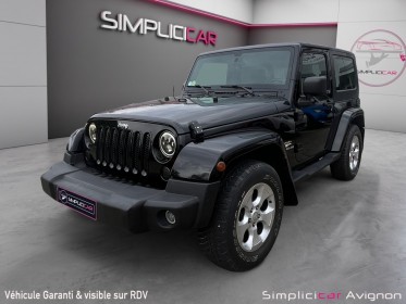 Jeep wrangler 2.8 crd 177 sahara a occasion avignon (84) simplicicar simplicibike france