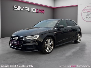 Audi a3 sportback 2.0 tdi 150 s line garantie 12 mois occasion simplicicar limoges  simplicicar simplicibike france