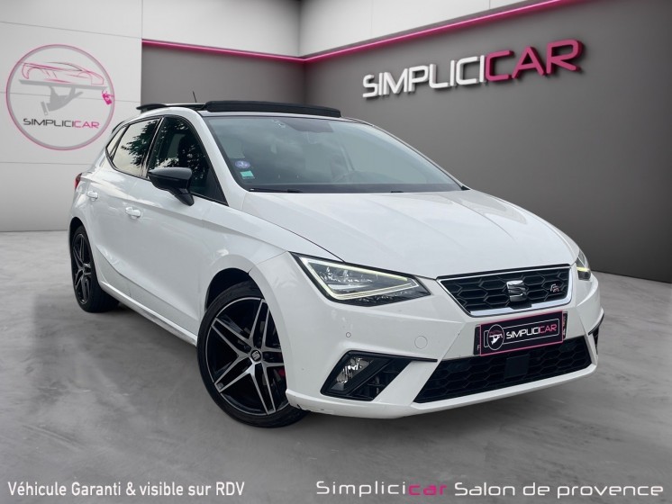 Seat ibiza 1.0 tsi 115  bvm6 fr / toutes options  virtual cockpit  toit ouvrant  caméra  son beats  carplay occasion...