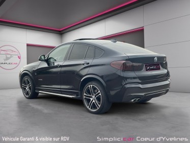 Bmw x4 f26 xdrive 30d 258ch m sport - toit ouvrant - harman kardon - carplay - camera 360 - siege chauffant - carbonschwarz...