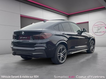 Bmw x4 f26 xdrive 30d 258ch m sport - toit ouvrant - harman kardon - carplay - camera 360 - siege chauffant - carbonschwarz...
