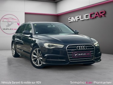 Audi a6 avant 2.0 tdi 190 s tronic 7 quattro interieur business / exterieur s-line occasion simplicicar pontarlier...