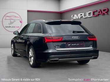 Audi a6 avant 2.0 tdi 190 s tronic 7 quattro interieur business / exterieur s-line occasion simplicicar pontarlier...