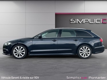 Audi a6 avant 2.0 tdi 190 s tronic 7 quattro interieur business / exterieur s-line occasion simplicicar pontarlier...