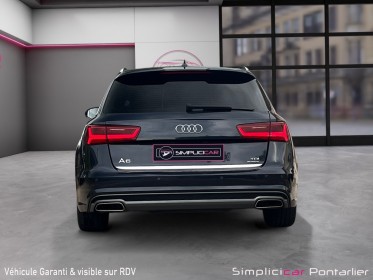 Audi a6 avant 2.0 tdi 190 s tronic 7 quattro interieur business / exterieur s-line occasion simplicicar pontarlier...