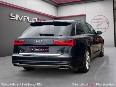 Audi a6 avant 2.0 tdi 190 s tronic 7 quattro interieur business / exterieur s-line occasion simplicicar pontarlier...